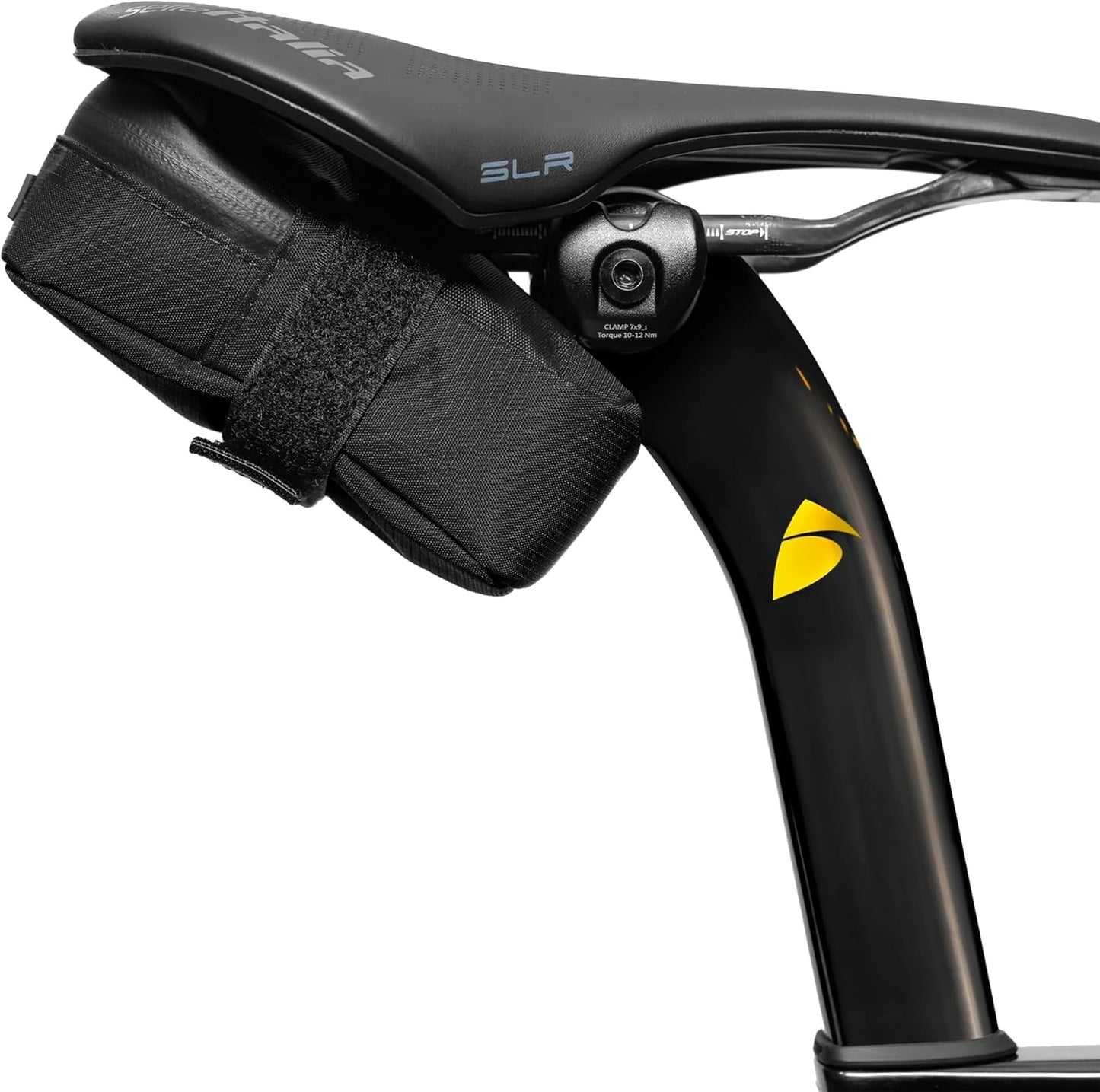 Signature Bike Saddle Bag – Midnight Black | 0.5L Bike Seat Bag 3" x 5.25" x 2"