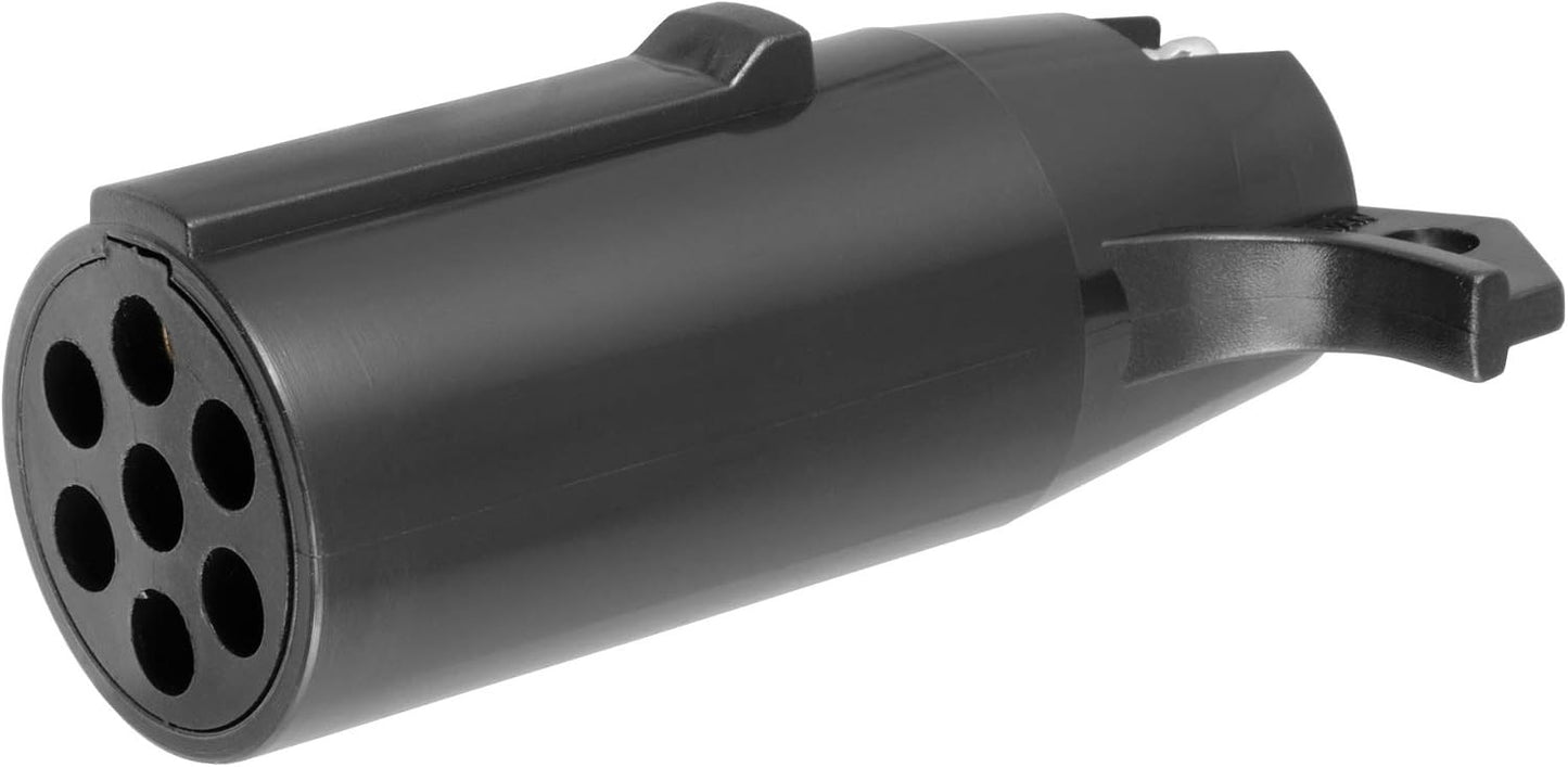 57040 Trailer Wiring Adapter, 7-Way Round Vehicle Socket to 4-Way Flat Trailer