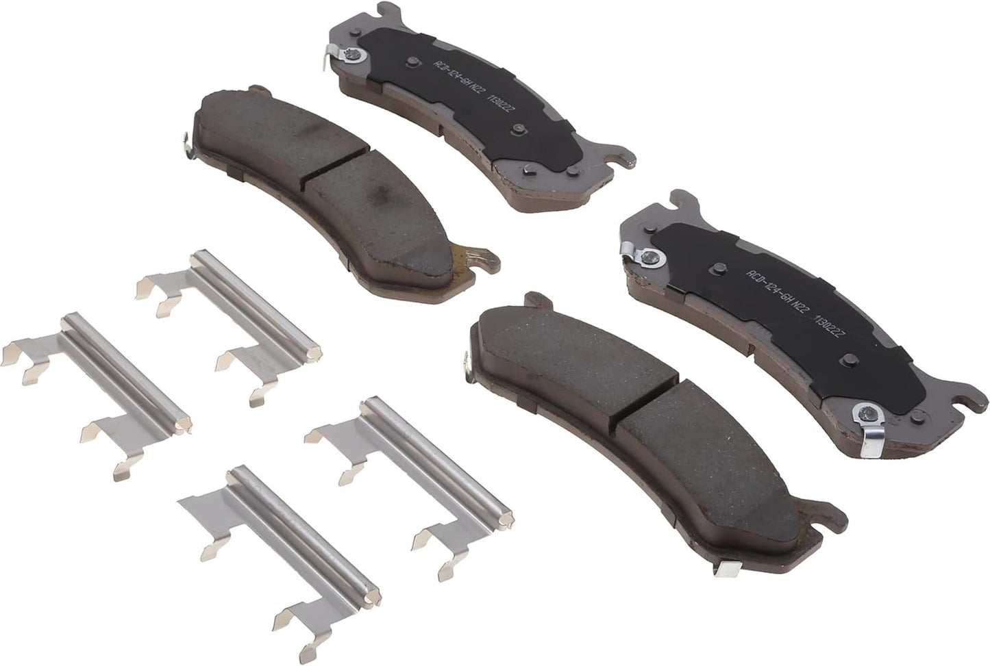 Silver 14D785CHF1 (19469664) Front and Rear Disc Brake Pad Kit