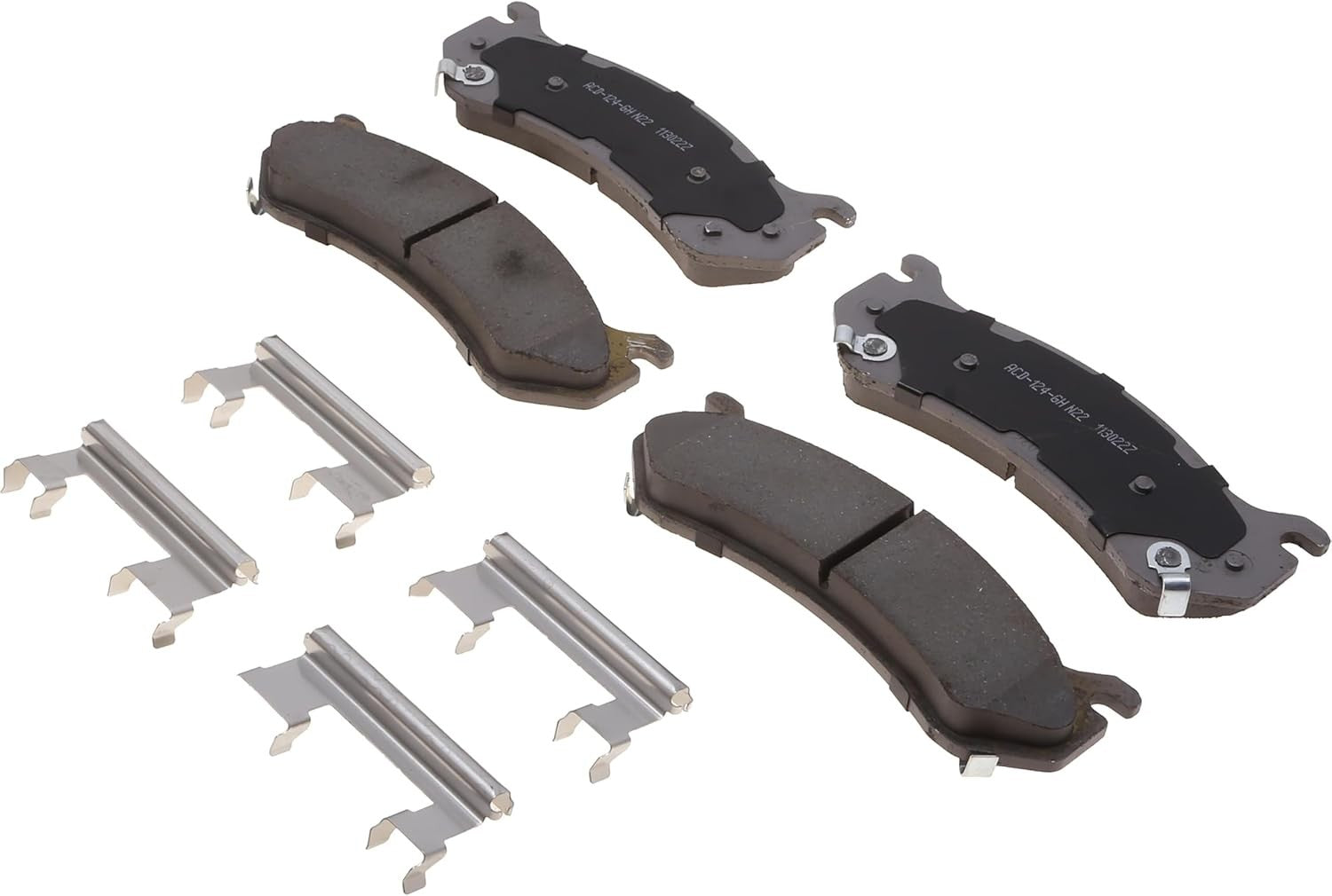 Silver 14D785CHF1 (19469664) Front and Rear Disc Brake Pad Kit