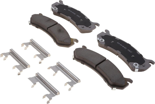 Silver 14D785CHF1 (19469664) Front and Rear Disc Brake Pad Kit