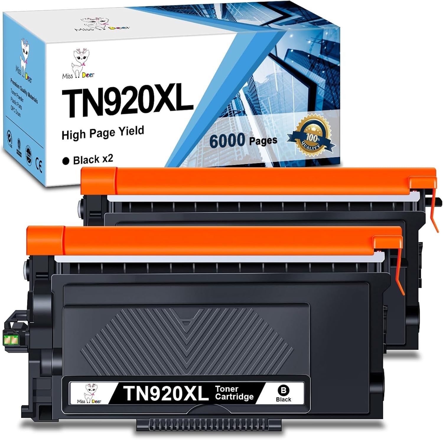 TN920XL TN920 Toner Cartridge, Replacement for Brother TN920XL TN920 TN 920 XL