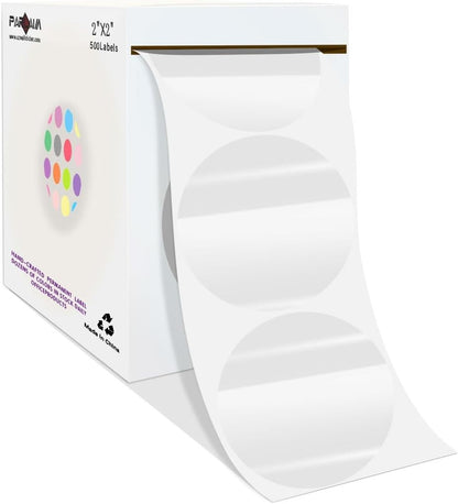 2”Color Coding Labels Stickers,500PCS Round Circle Dot Stickers for Inventory