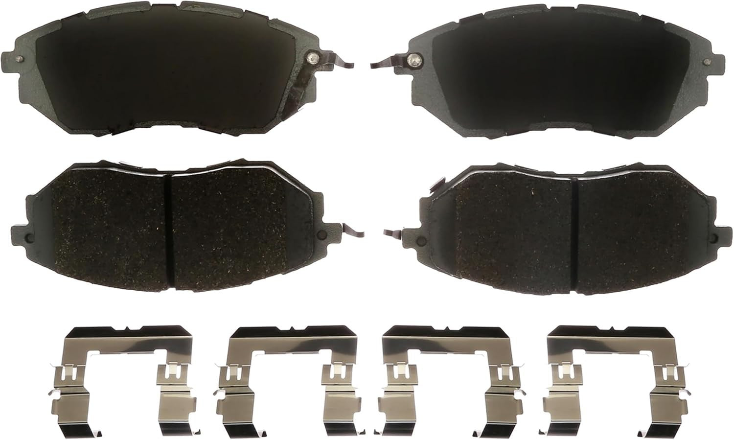 Silver 14D1078CHF1 (19383244) Ceramic Front Disc Brake Pad Set