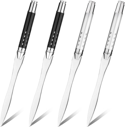 4pcs Letter Opener, Stainless Steel Envelope Opener Slitter Pointed Tip Mail