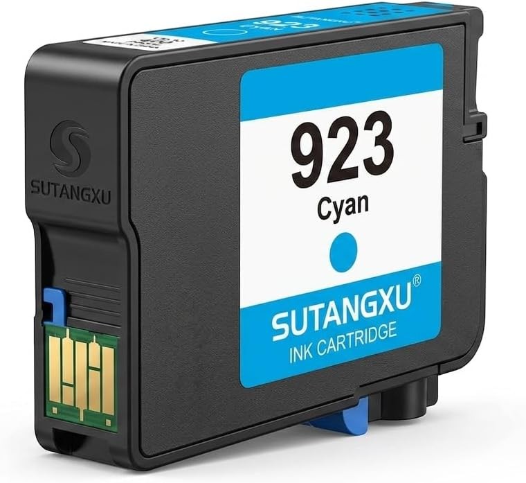 Compatible for 923 Ink Cartridges Replacement for 8138e (1 Cyan)