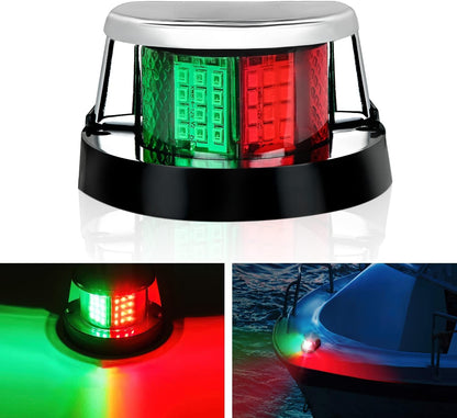 Marine Boat Navigation Light 24LED Red Green LED Port Starboard Signals Bow