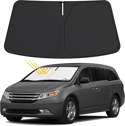 Car Windshield Sun Shade - Motomate Custom for Honda Odyssey Mini Van 2011-2017