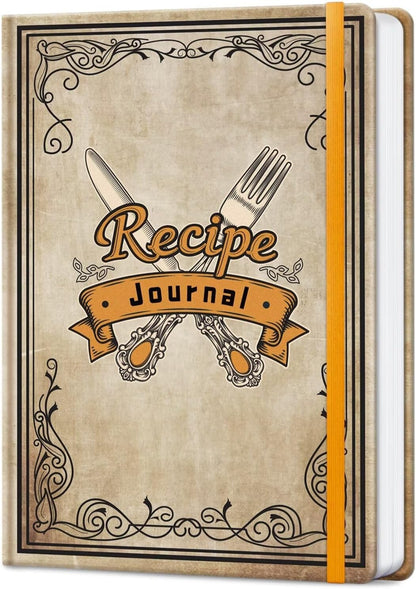 Blank Recipe Book to Write in Your Own Recipes, A5 Blank Recipe Book, Hardcover