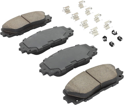 Front Ceramic Brake Pads, Premium 1001-1184AC with 2010-2023 Lexus/Toyota