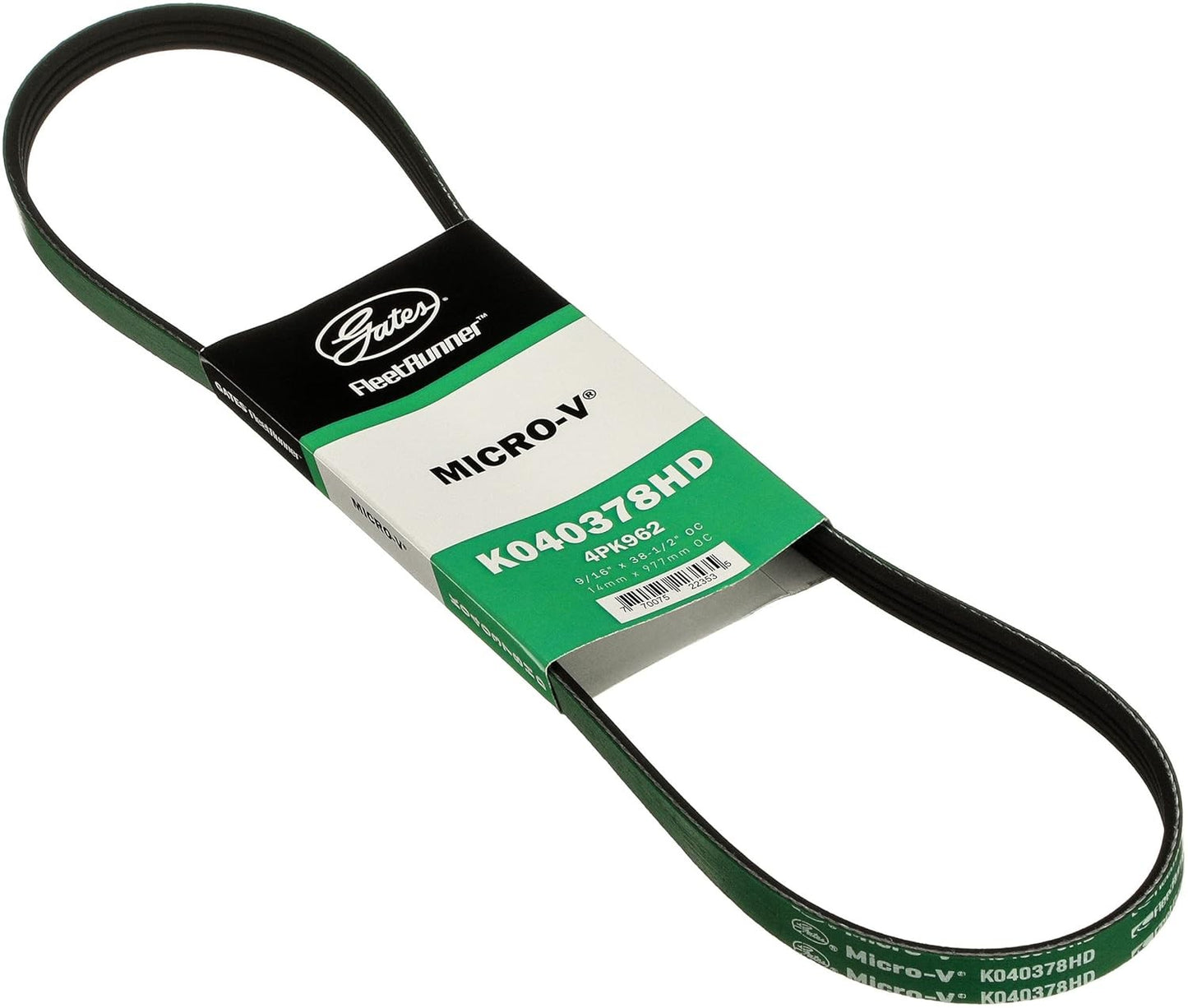 K040378HD FleetRunner Micro-V Serpentine Drive Belt