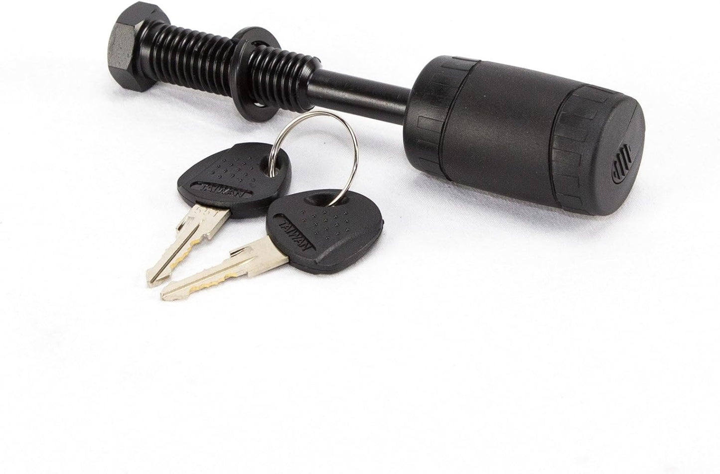 Threaded 1.25" & 2" Receiver Hitch Lock, Anti-Wobble, Weather Resistant 1/2" Pin