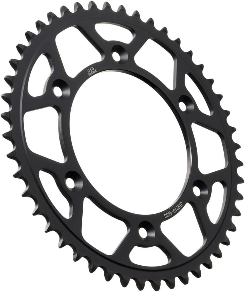 JTR210.48SC 48 Tooth Self Cleaning Lightweight Steel Rear Sprocket, Single black