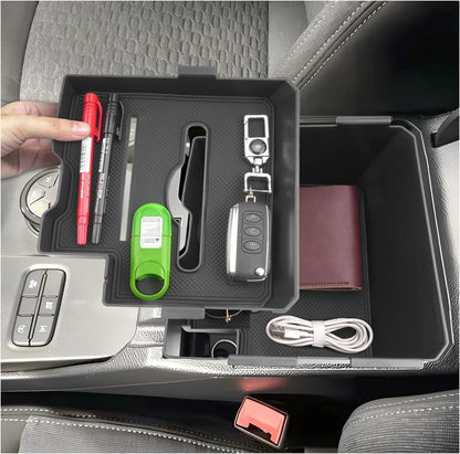 2PCS for 2025-26 Ford Ranger Center Console Organizer for 2024-26 Ranger Armrest