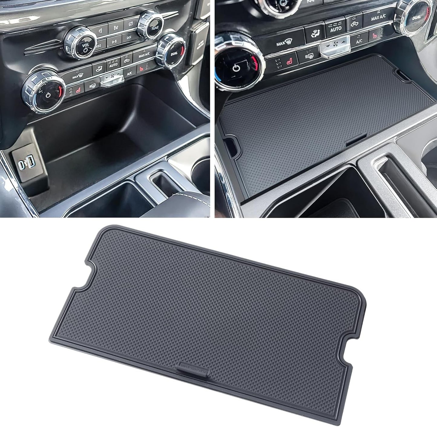 Center Console Compartment Cover for Ford F150 Accessories 2021-2026/Lightning