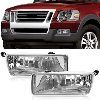 Fog Light Pair with 2006-10 Ford Explorer/Explorer Sport Trac Halogen Fog Lamp