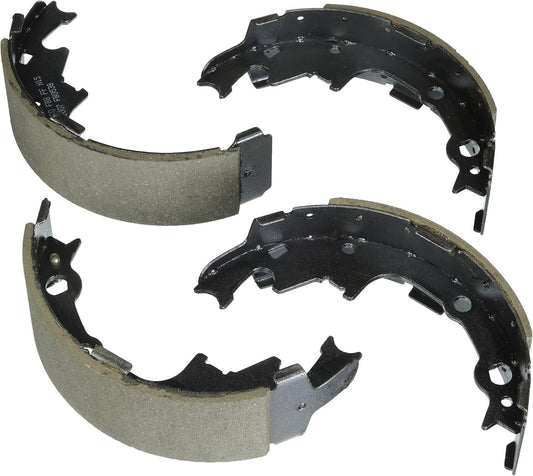 BS538 Blue Drum Brake Shoe Set With Select Chrysler Town & Country Dodge Caravan