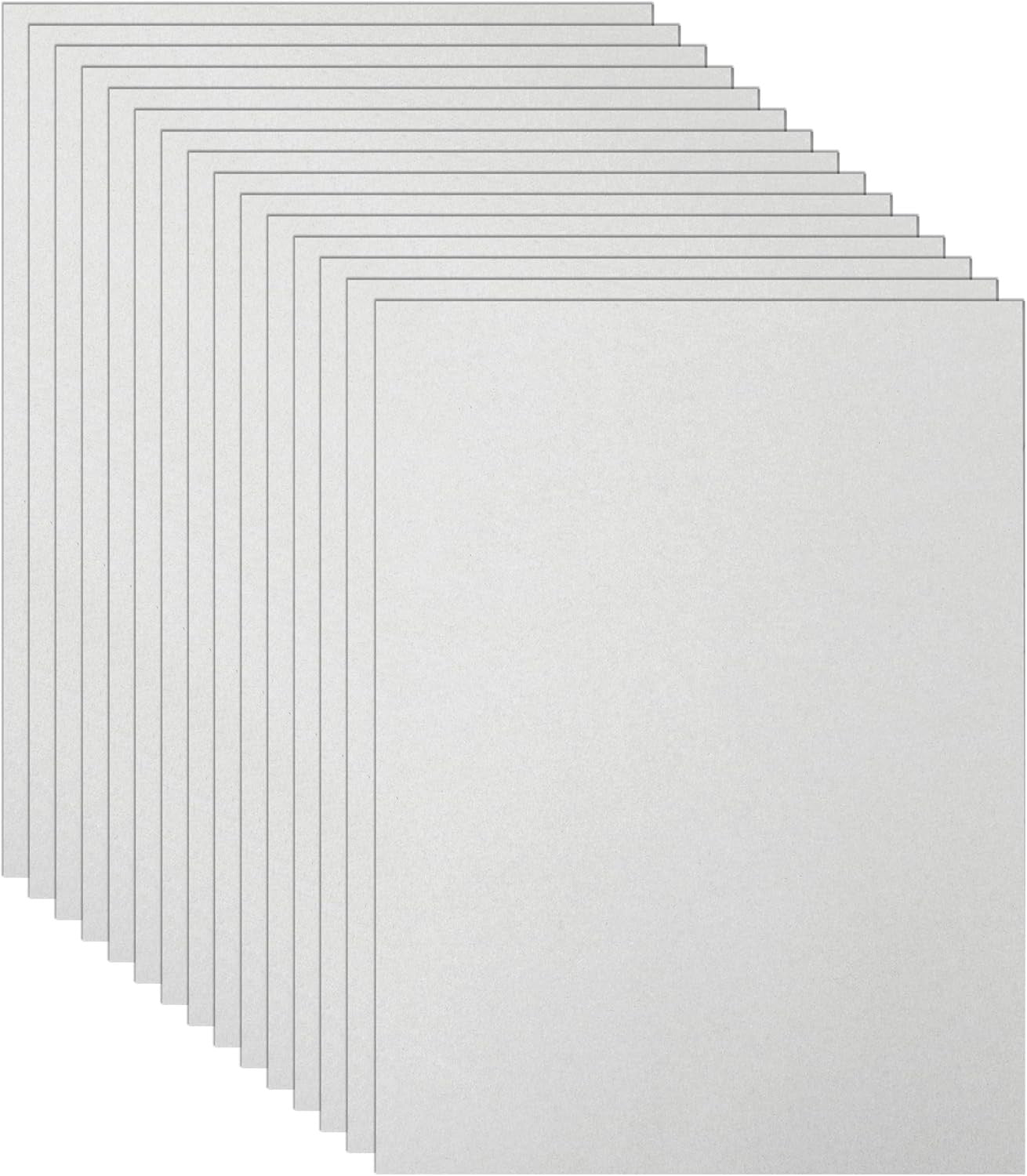 100 Sheets Grey Cardstock 8.5 x 11 Certificate Paper, 75lb Thick Gray Card